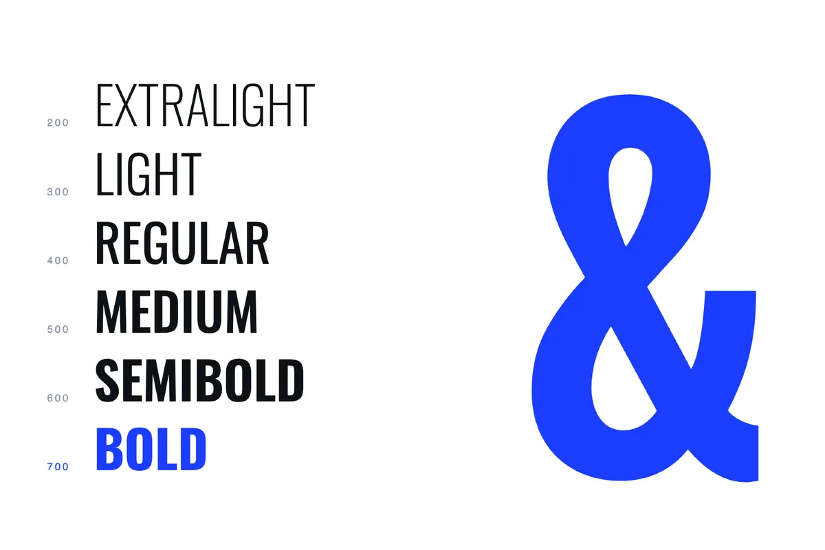 Oswald - Free Condensed Sans Family