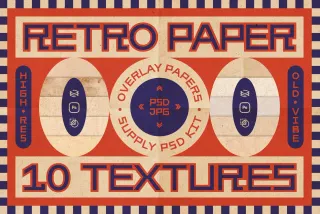 Retro Papers Overlay Kit