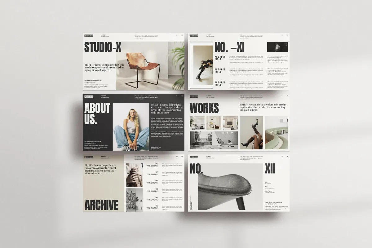 Brand Portfolio Presentation Template