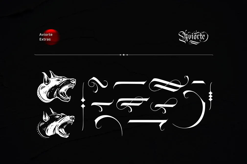 Aviorte Blackletter Font
