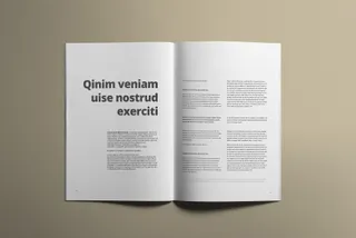 A4 Brochure Mockups Vol. 1