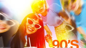 90s Light Leak Photo Effect