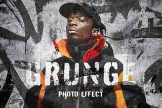 Grunge Graffiti Overlay Photo Effect
