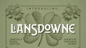 Lansdowne Decorative Font