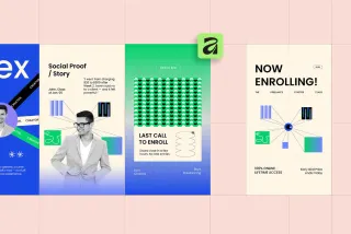 Ecourse Instagram Template Pack Affinity Template