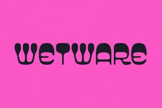 Wetware - Modern Groovy Font