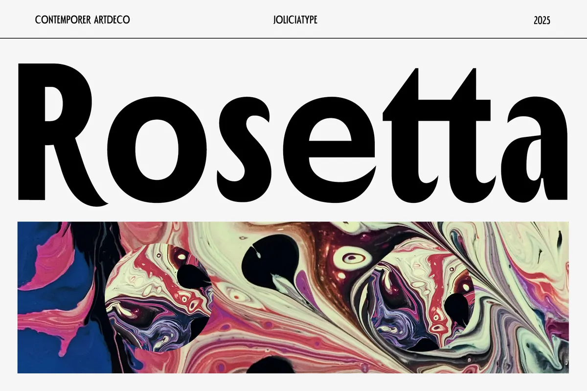 Polienz - Art Deco Sans Serif Family