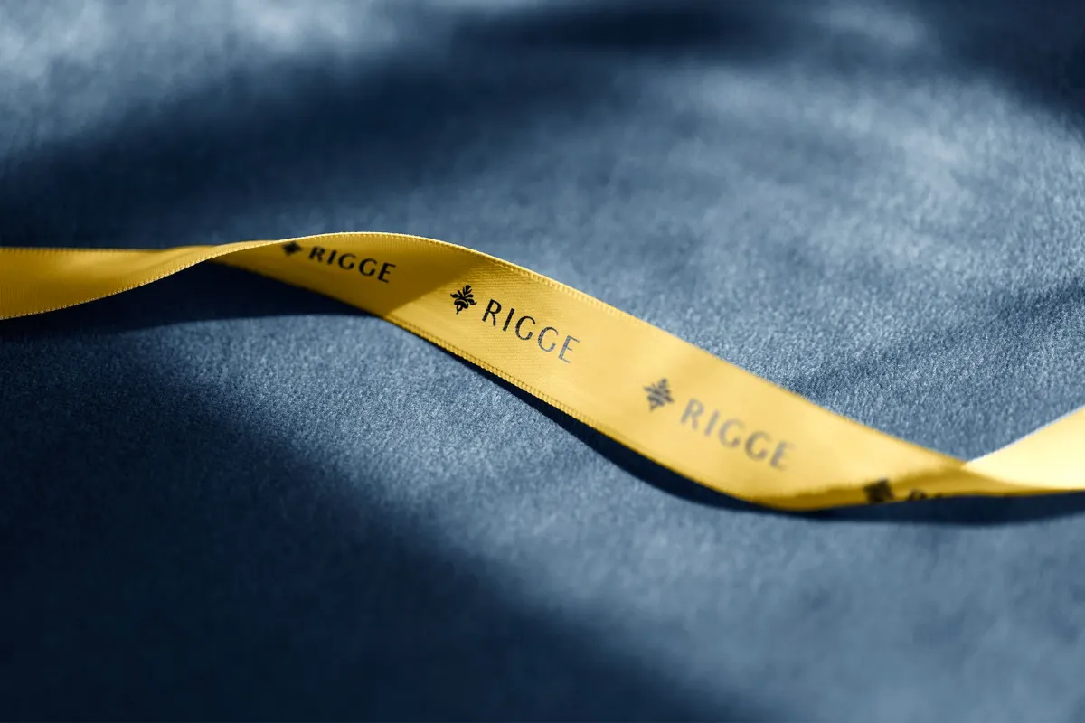 Luxury Ribbon Label Mockup