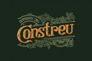 Constreu - Vintage Victorian Font