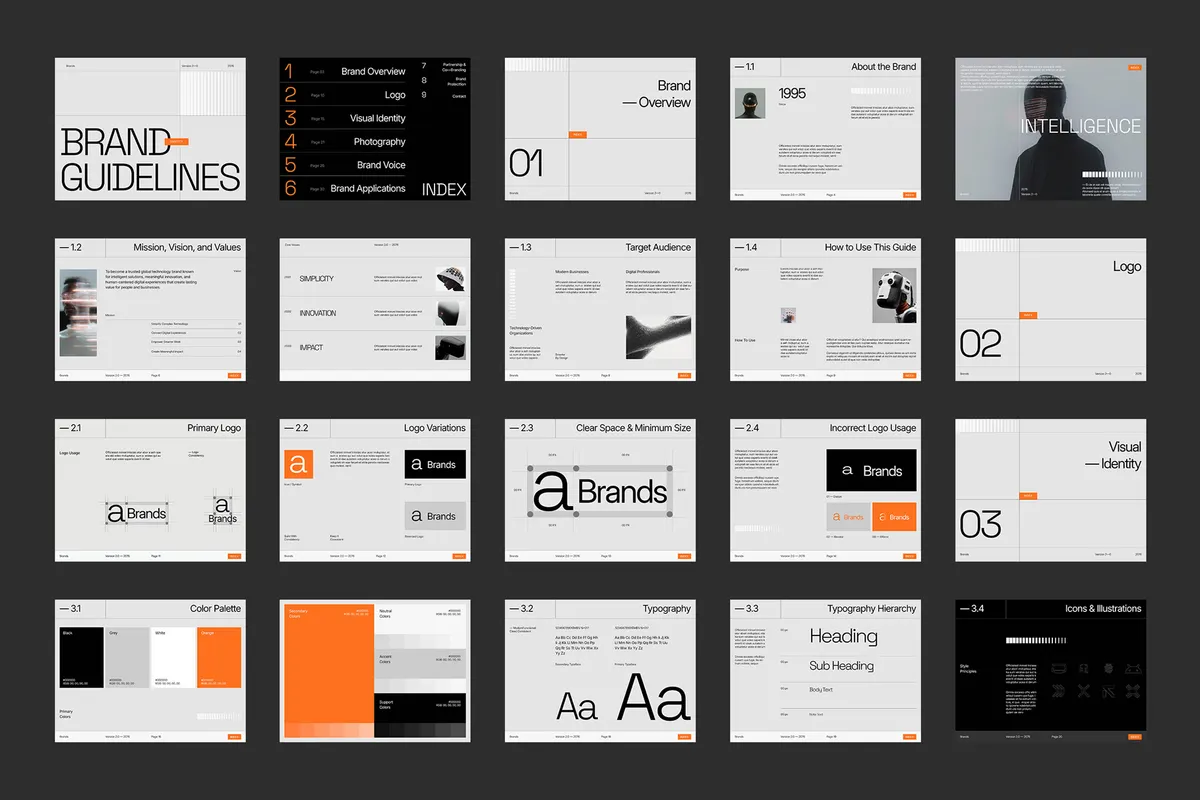 Tech Brand Guidelines Template - Roosh