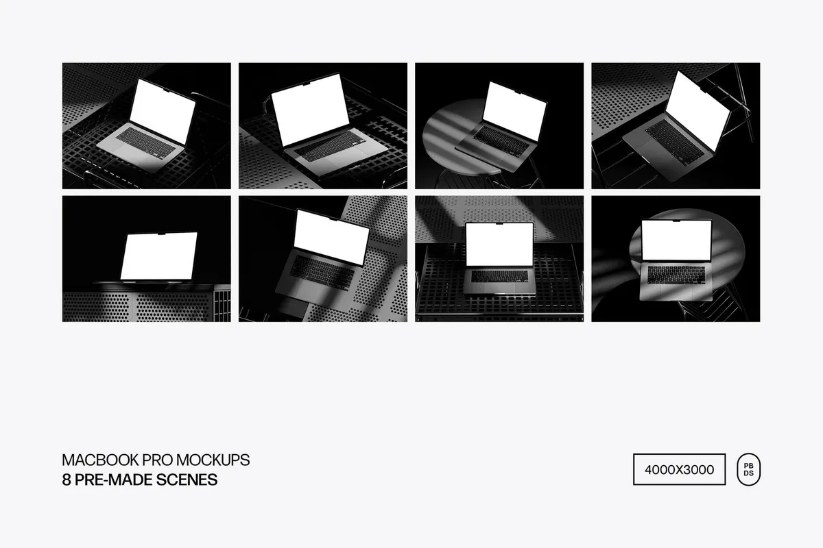 Macbook Pro 14" Mockups