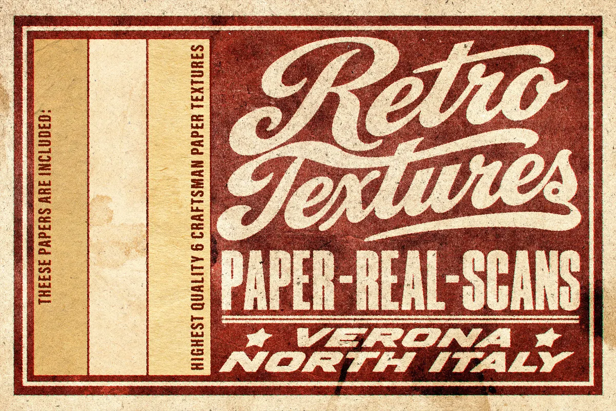 Retro Kraft Paper Textures Pack