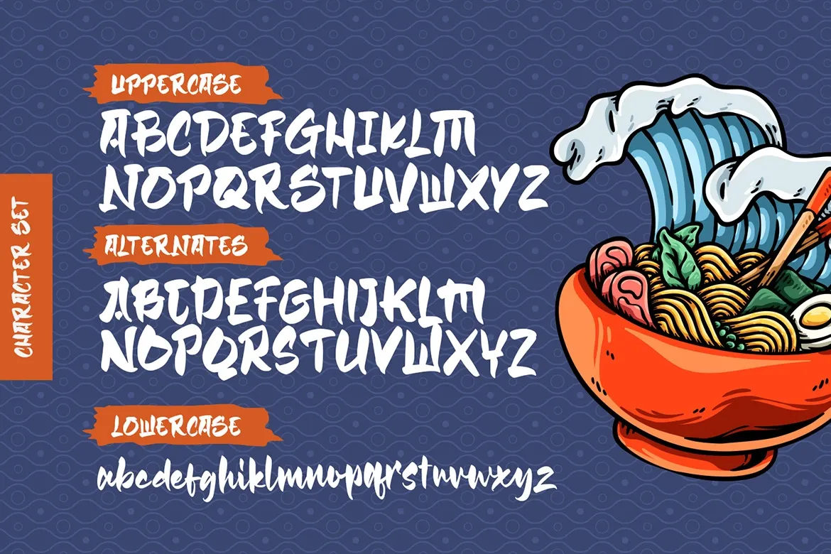 Kayasi Anohara – Japanese Style Display Font
