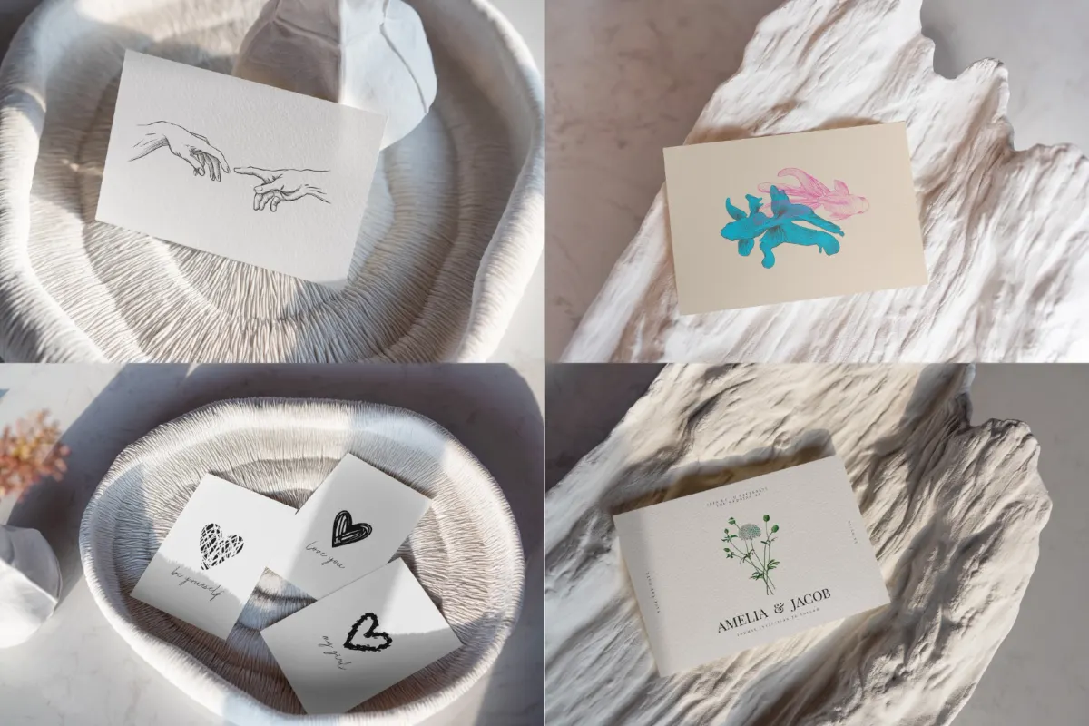5x7 Card Mockup Bundle