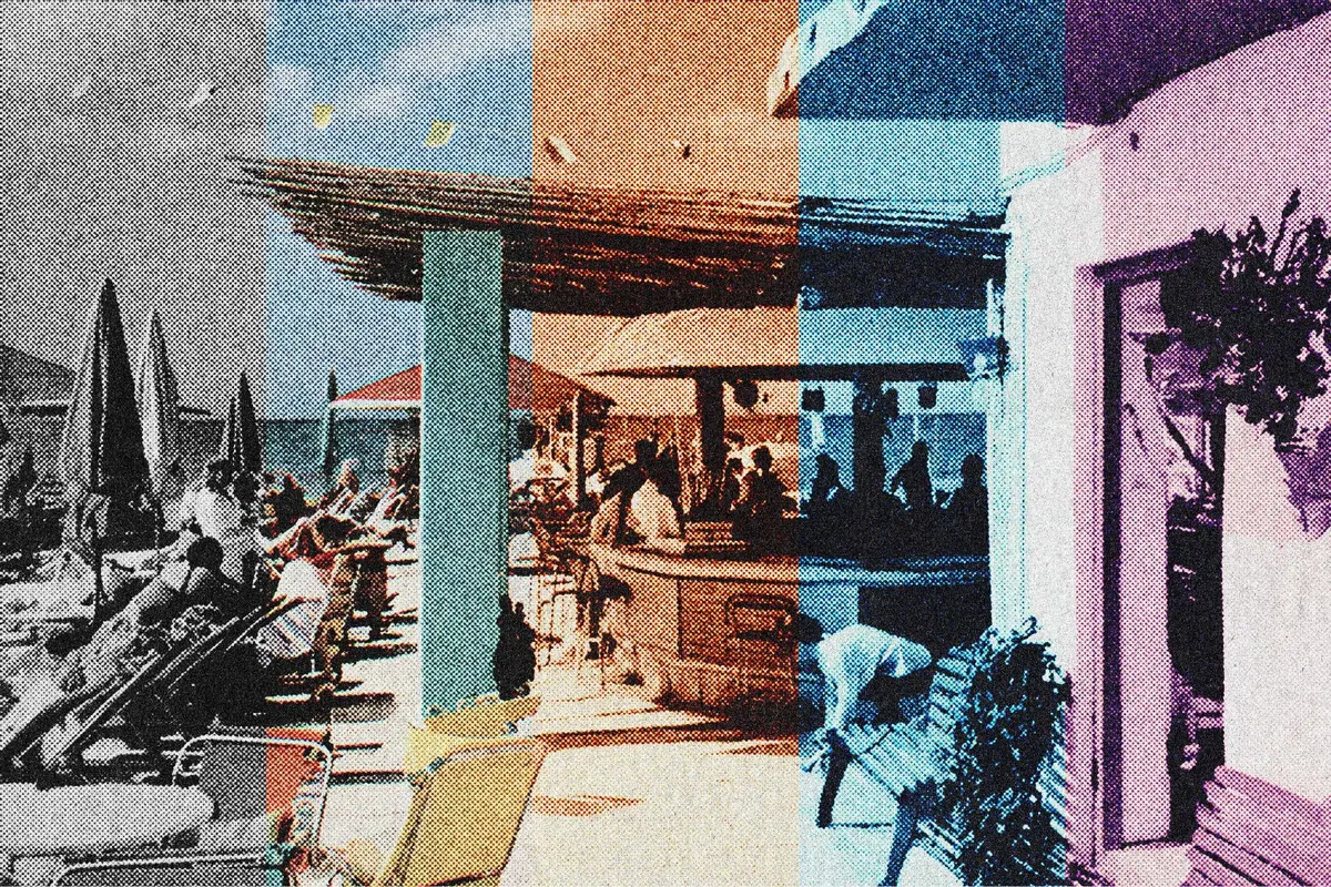 Grainy Halftone Print Photo Effect