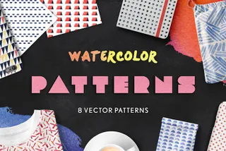 Watercolor Seamless Patterns