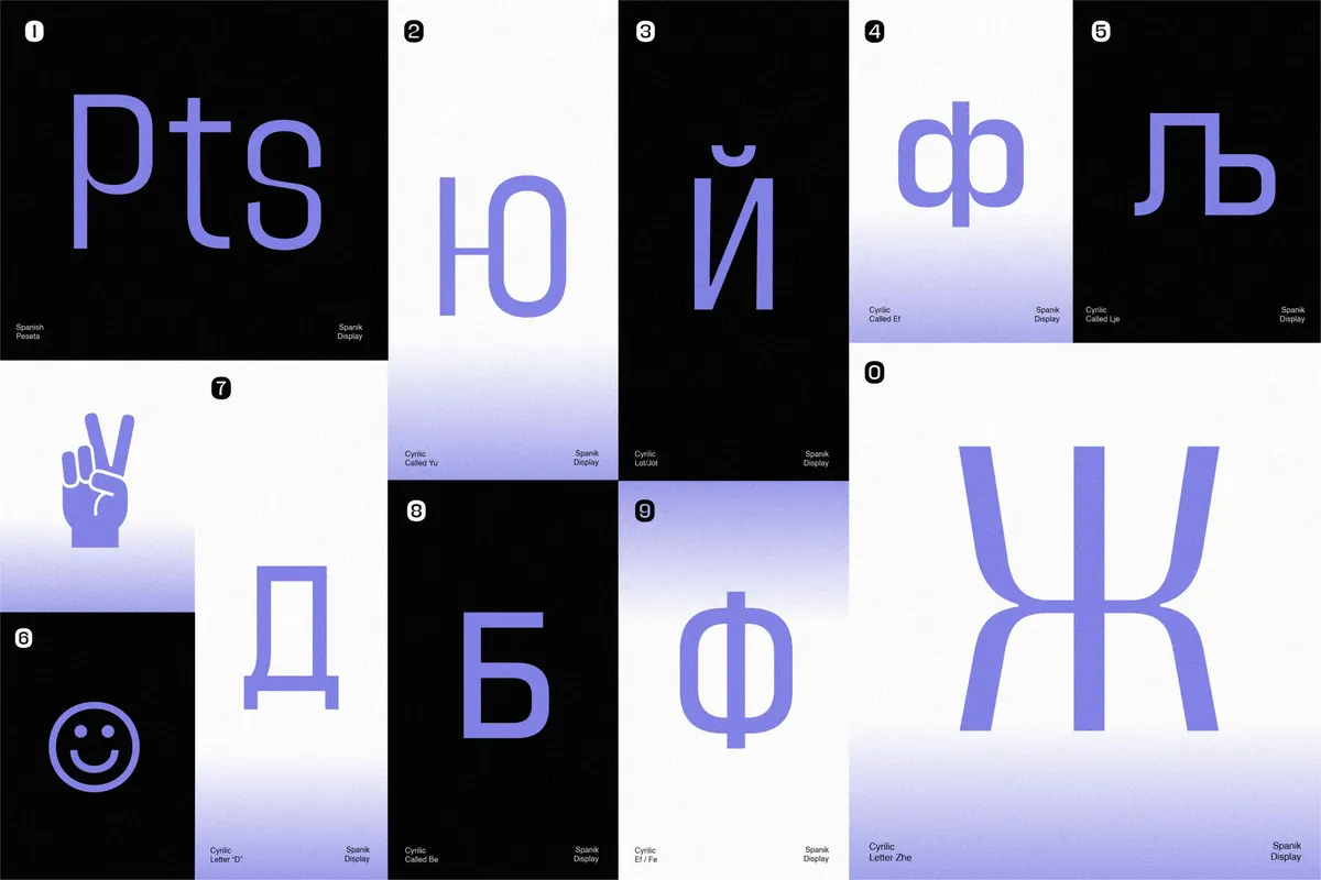 Spanik - Bold Display Sans Serif Superfamily