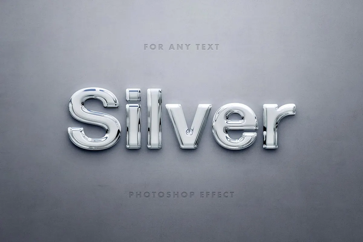 Glossy 3D Text Effects