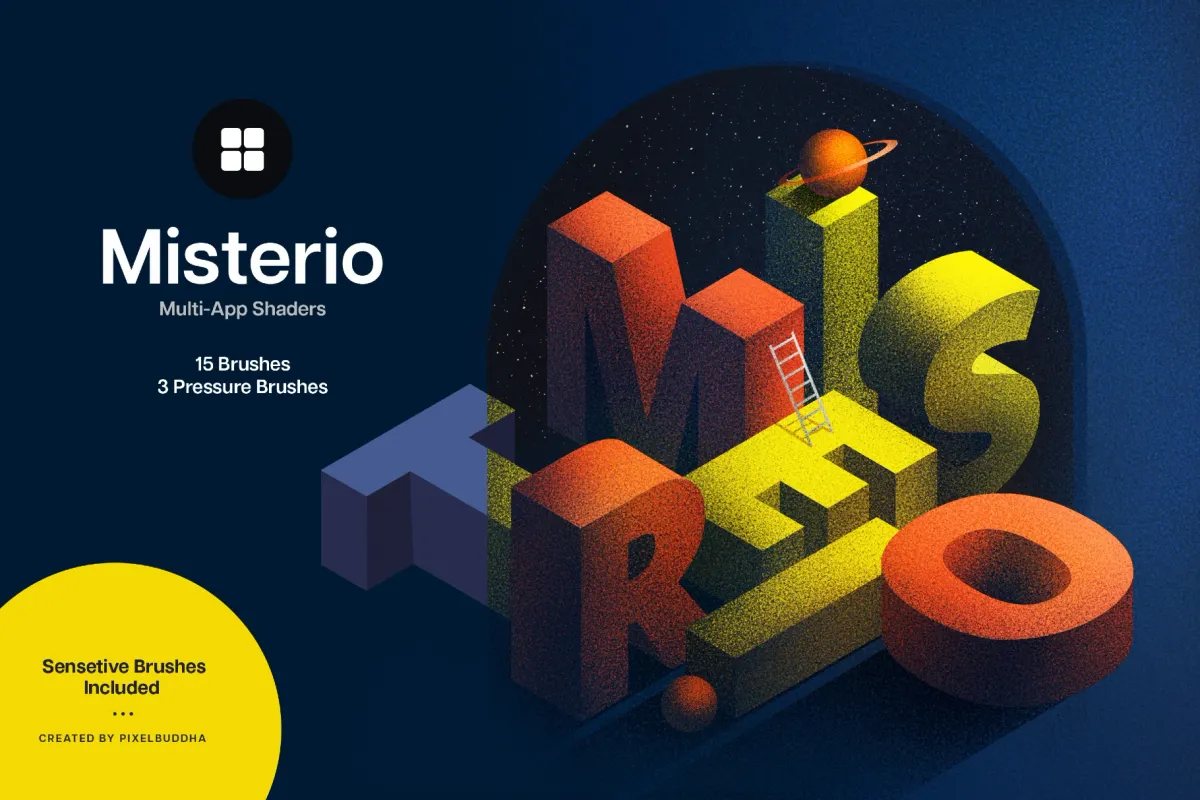 Multi-App Misterio Shader Brushes