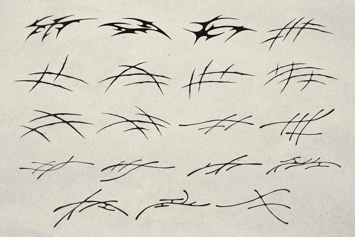Modern Tribal Vector Shapes