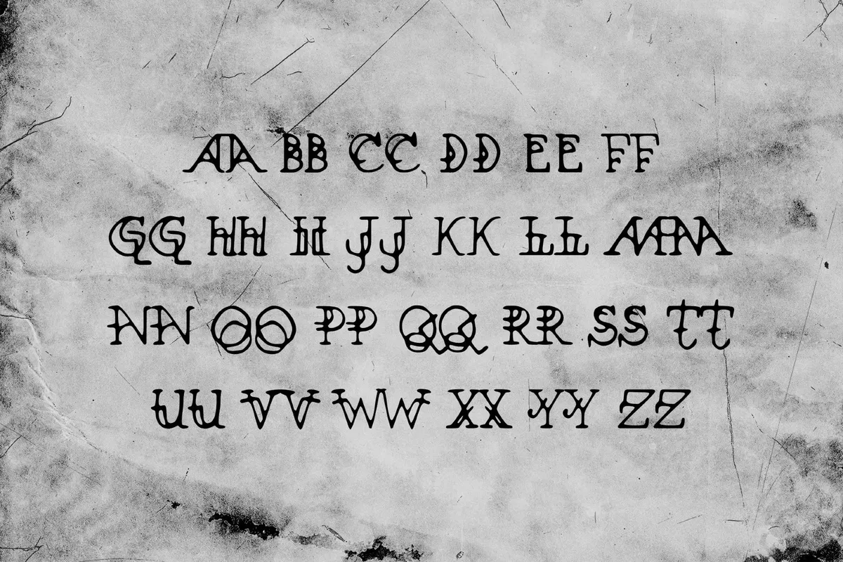 Xenowort Horror / Creepy Font