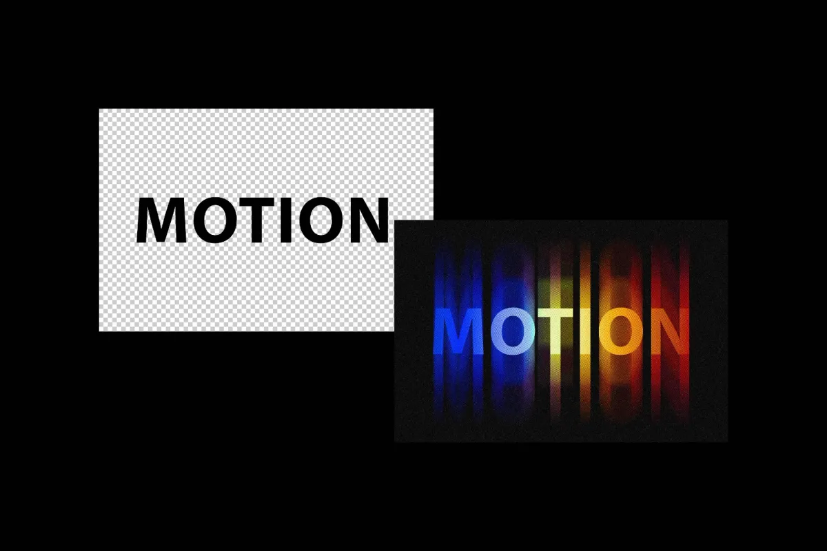 Motion Colorful Text Effect
