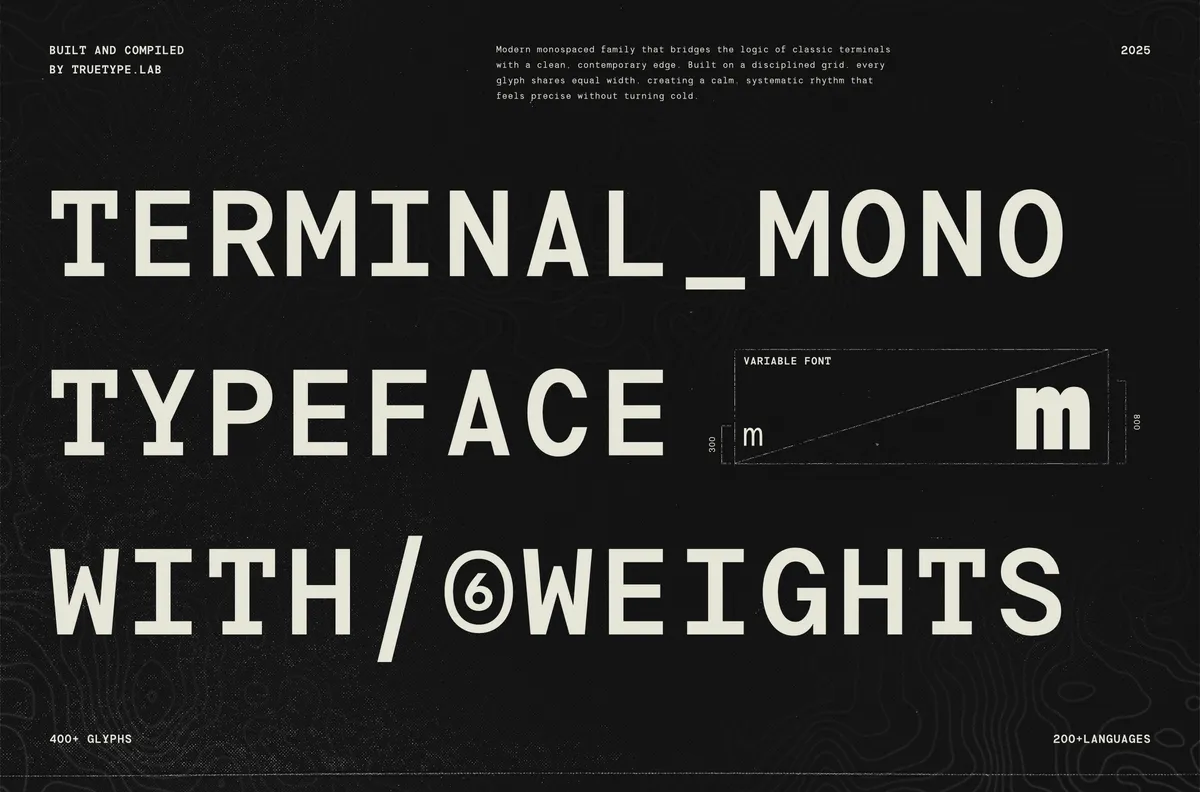 TRT Terminal Mono - Monospace Font