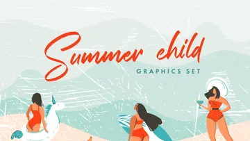 Summer Child Graphics Set