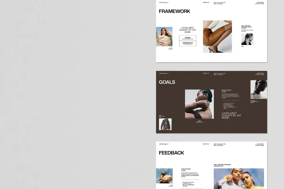 UNIK Strategy Presentation Template