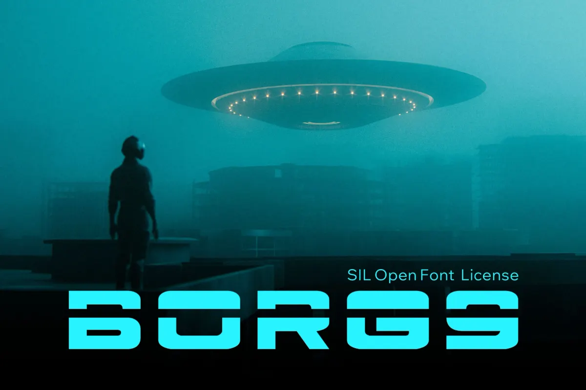 Borg 9 - 80s Tech Font