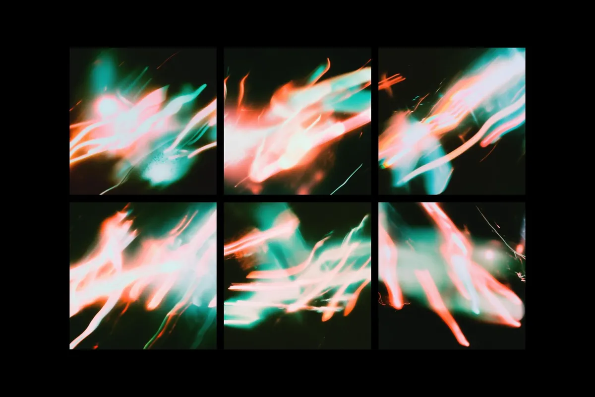 Smudged Ghost Lights Backgrounds