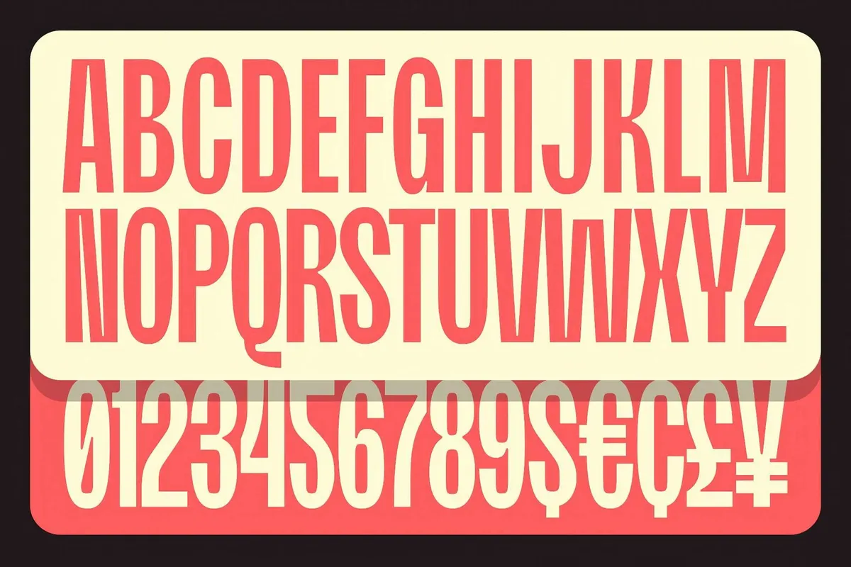 Moldin — Condensed Sans Serif Font