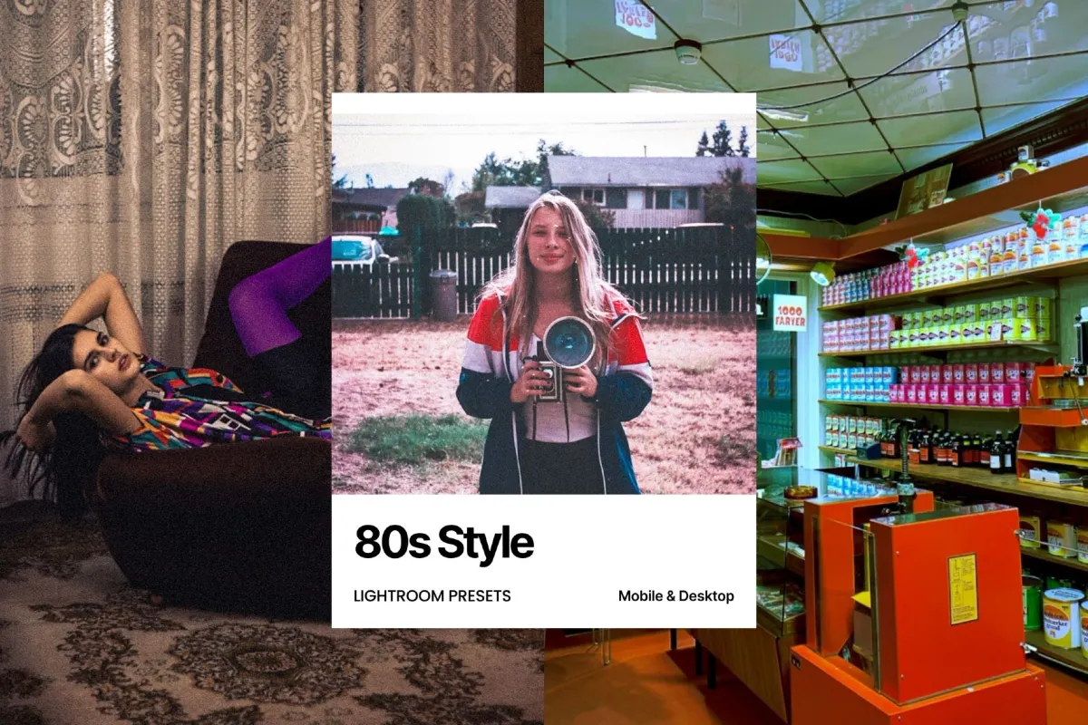 80s Style Look Lightroom Presets