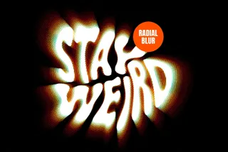 Radial Blur Text & Logo Effect
