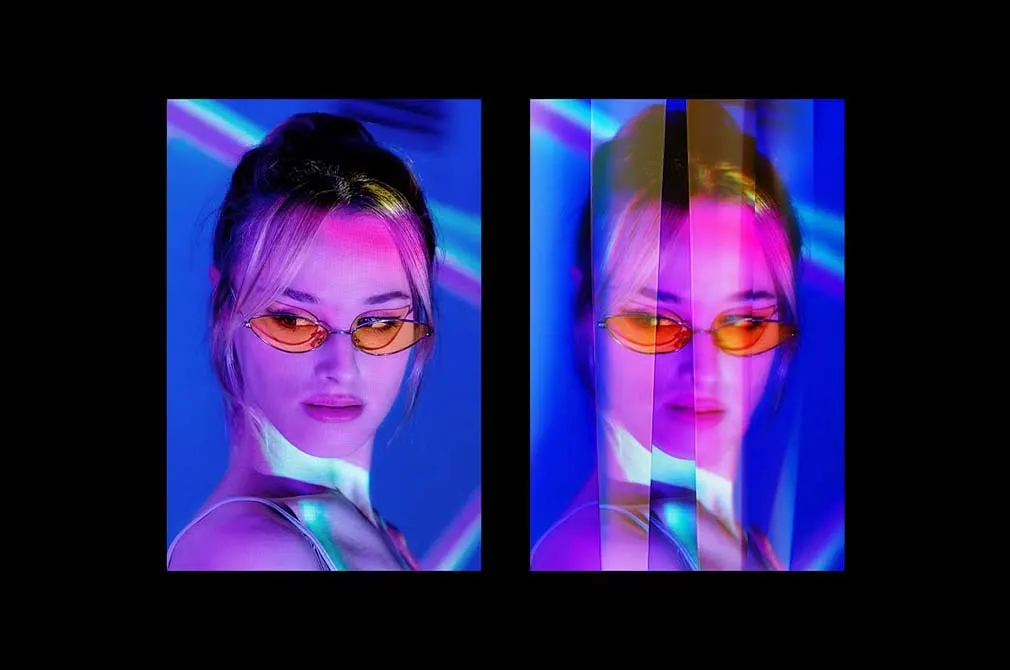 Sunlit Prism Photo Effect