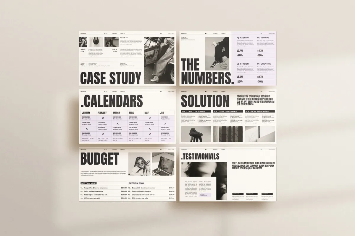 Proposal Presentation Template