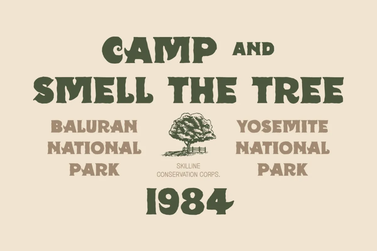 Camphard - Vintage Display Font