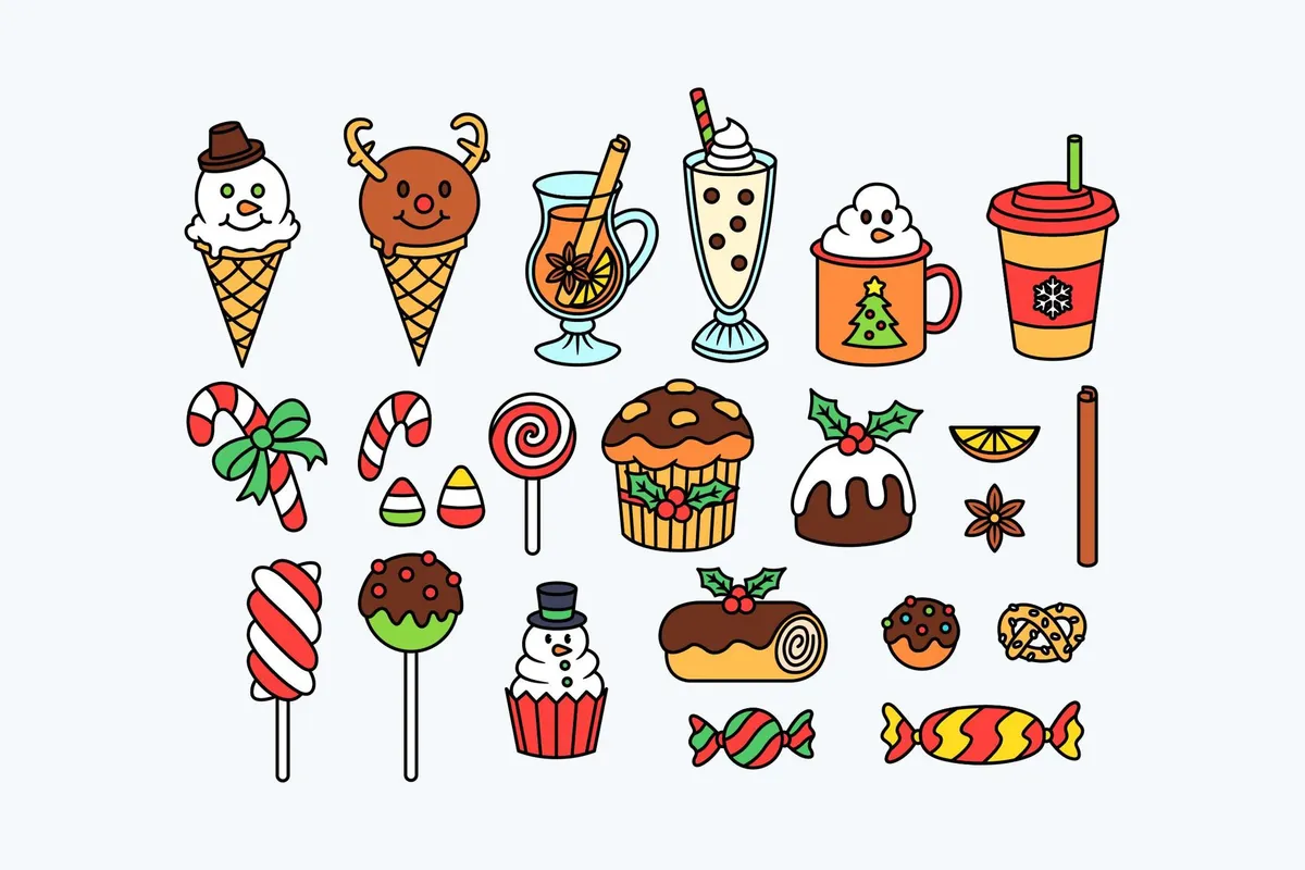 Christmas Cartoon Curiosities — Graphics