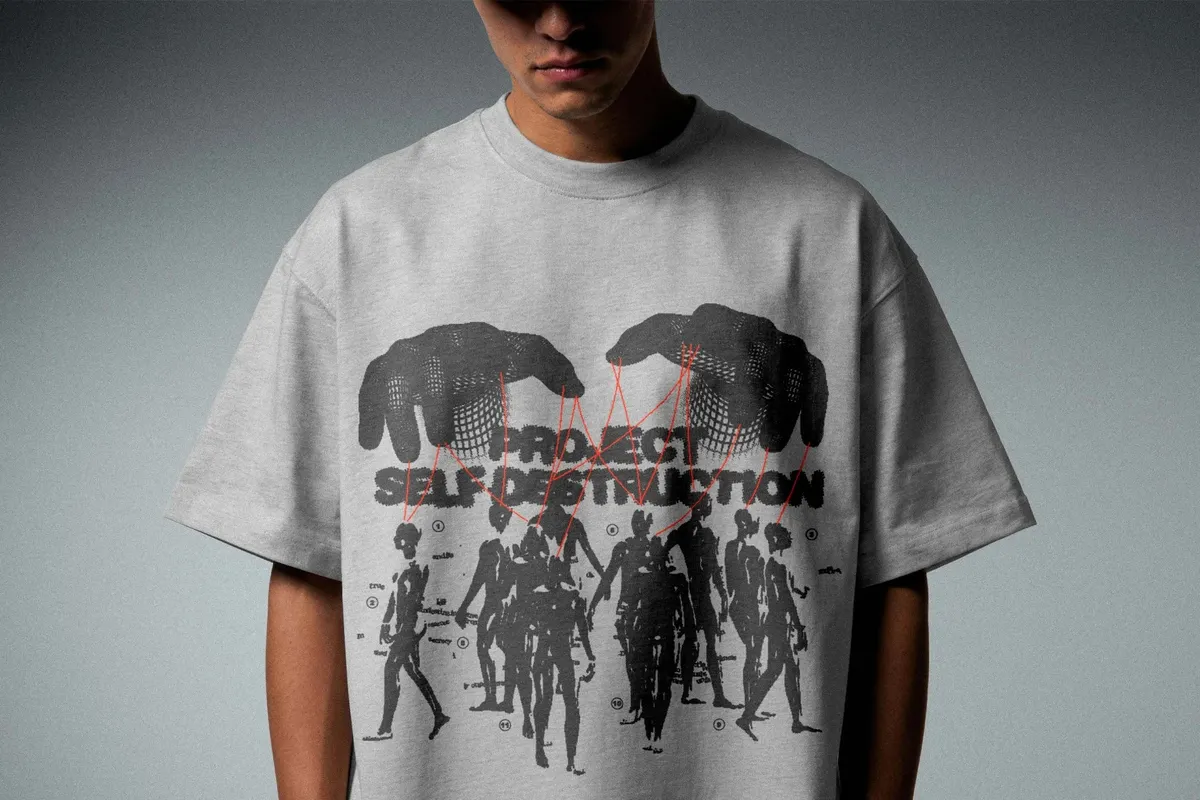 Streetwear T-Shirt Print Mockup