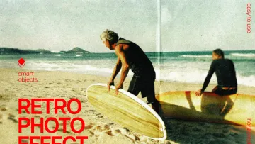 Retro Paper Photo Effect