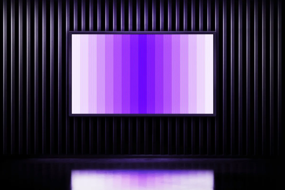 Glowing Screen Mockups Set