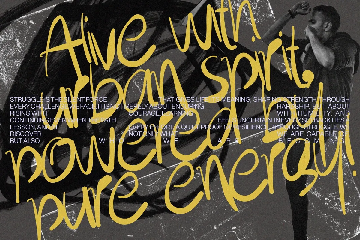 ROWDIGKES — Urban Brush Font
