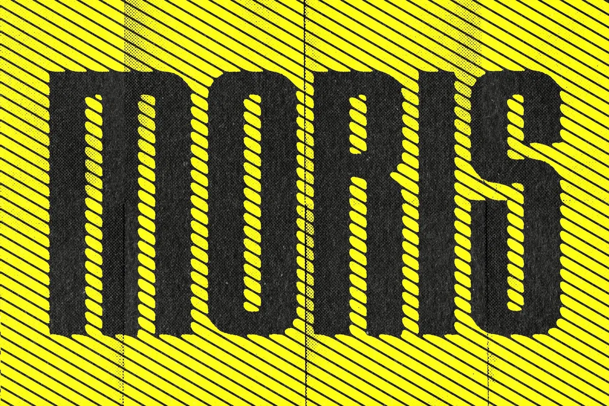 Linear Print Text Effect