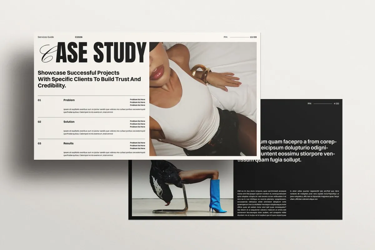 Services and Pricing Guide Presentation Template