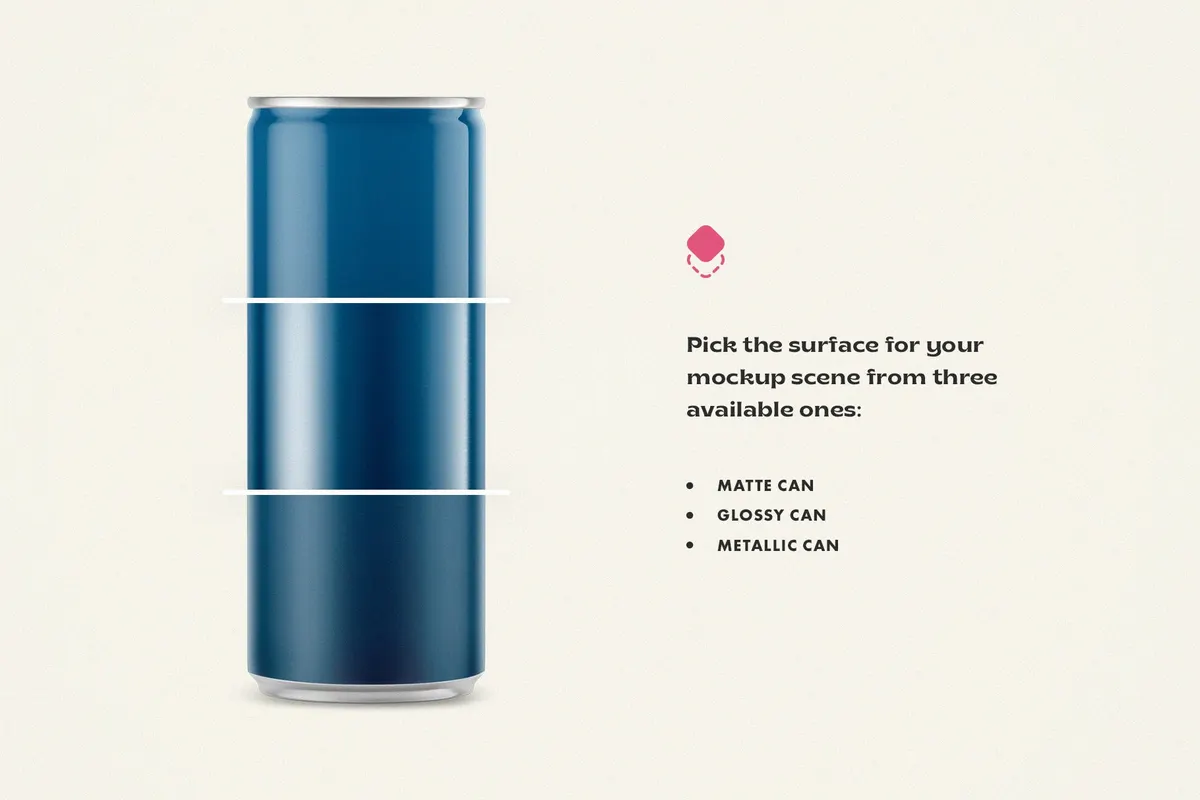 Soda Can Mockups