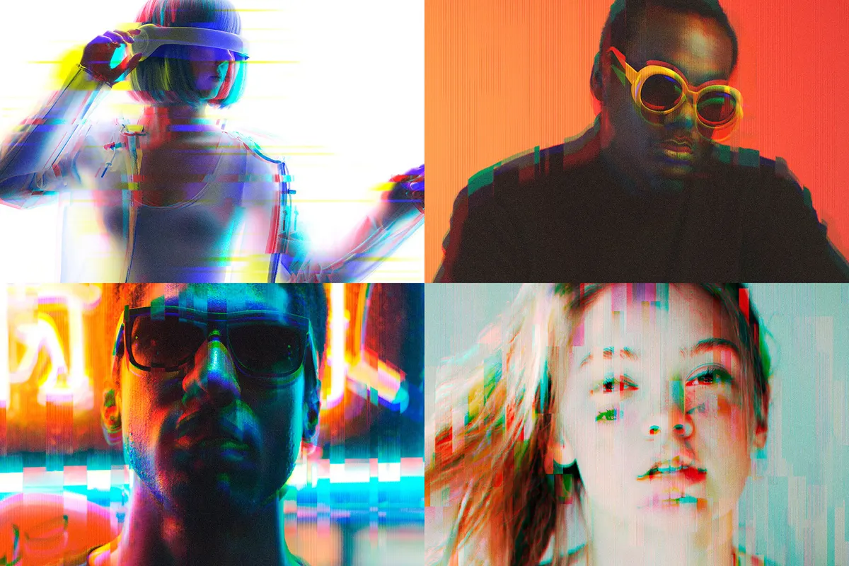 Glitch & Distortion Effects Bundle