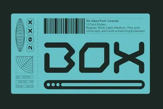 Box Space Font Family