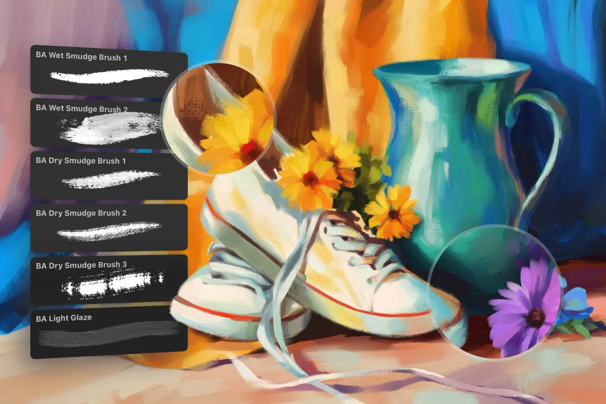 Classy Oil Procreate Brushes