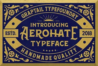 Aerohate Typeface & Extras