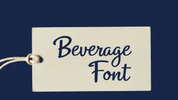 LT Beverage | Signature Font